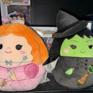 Glinda and Wicked Witch squishmallow Toy Set